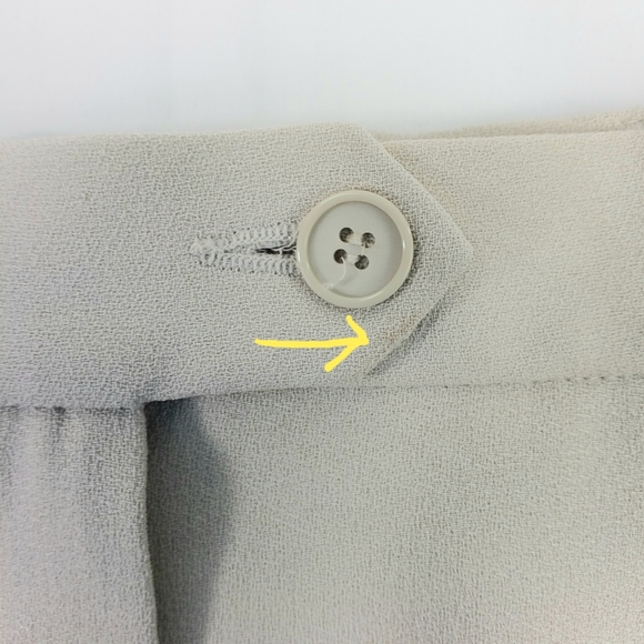 NYGARD Collection Putty Crepe Essential Pleated Front Dress Pants Womens 12P - Picture 12 of 14